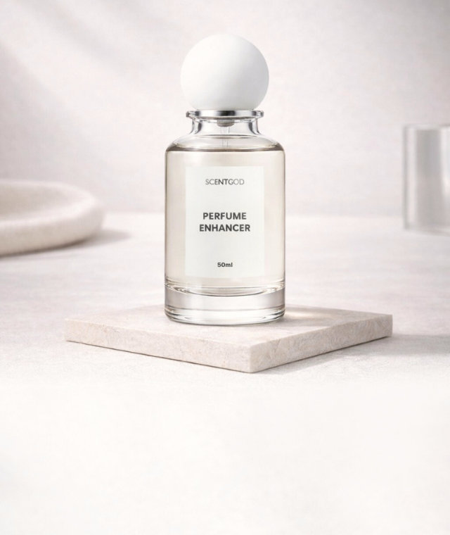 A bottle of Perfume Booster