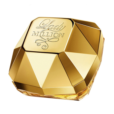 Bottle of Paco Rabanne Lady Million